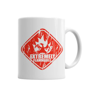Pokemon  Extremely Flammable Kupa Bardak Porselen