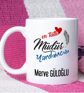 Mesajlı Müdür Yardımcısı Kupa Bardak