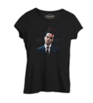 Sherlock Holmes - James Moriarty Siyah Kadın Tshirt