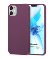 Microsonic Matte Silicone Apple iPhone 12 Mini Kılıf Mor