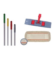 Safell Nemli Mop - Mop Aparatı - Plastik Sap - 40cm