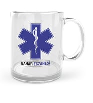 BK Gift Kişiye Özel Mesleki Eczane Cam Kupa Bardak  2