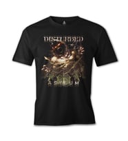 Disturbed - Asylum Siyah Erkek Tshirt