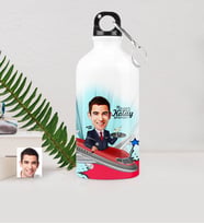 BK Gift Kişiye Özel Host Karikatürlü Metal Suluk 500 Ml 1