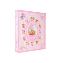 220'lik Bebek Fotoğraf Albümü - 10x15cm -15x21cm (Pembe)