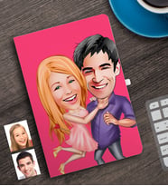BK Gift Kişiye Özel Sevgililer Karikatürlü Defter-3