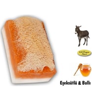 Eşek Sütlü & Ballı Kabak Lifli Sabun El Yapımı