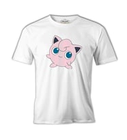 Pokemon - Jigglypuff Beyaz Erkek Tshirt