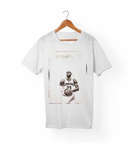 LeBron James Çocuk Beyaz Tişört