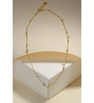 Gümüş Özel Tasarım " NAZAR BONCUĞU " Tasarım Kolye (Gold)