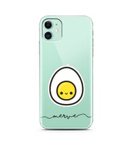 Sevimli Yumurta Tasarımlı Kişiye Özel Telefon kılıfı (tüm modeller mevcuttur)