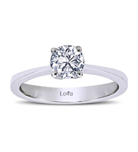 Lova E Renk 0,70 Karat Pırlanta Tektaş Yüzük - 1030065