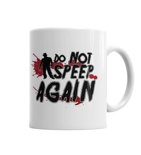 Do No Sleep Again Freddy Krueger Kupa Bardak Porselen