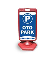 Otopark     Reklam ve Yönlendirme Uyari Dubasi A Tabela Kırmızı