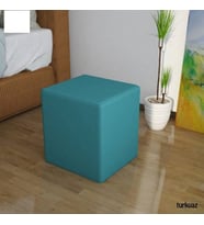 silinebilir kumaş kare puf bench oturma pufu