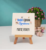 Beden Eğitimi Öğretmeni Hediye Dekoratif Taş Baskı 