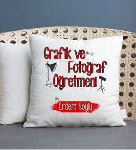 Grafik Ve Fotoğraf Öğretmeni Yastık