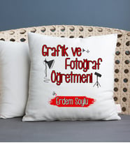 Grafik Ve Fotoğraf Öğretmeni Yastık