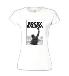 Rocky Balboa - Win Beyaz Bayan Tshirt