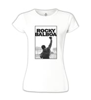 Rocky Balboa - Win Beyaz Bayan Tshirt