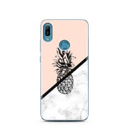 Ananas Tasarım Süper Şeffaf Silikon Telefon Kılıfı Huawei Y6 (Prime) 2019