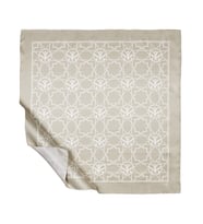 İpekevi Seljuk Monogram Nil Yeşili Tivil İpek Eşarp