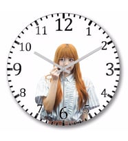 Blackpink  Lisa Duvar Saati Bombeli Gercek Cam