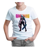 Fortnite - Rust Lord Beyaz Çocuk Tshirt