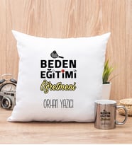 Beden Eğitimi Öğretmeni Yastık ve Silver Kupa Bardak