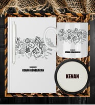 Kişiye Özel Bankacı Tasarım Defter Kalem Kupa Ve Bardak Altlığı Hediye Seti 81420