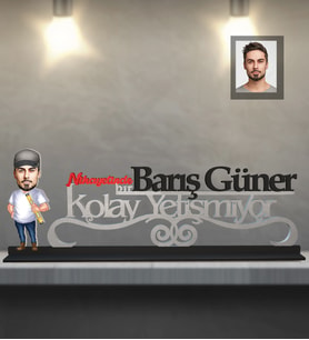 Kişiye Özel Mühendis Karikatürlü Kolay Yetişmiyor Ahşap Biblo Bay-2