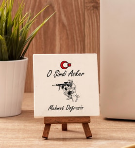 Askere Hediye Taş Dekor