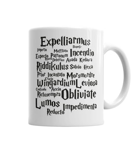Harry Potter Spells Kupa Bardak Porselen