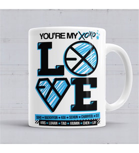 Exo Xoxo Love Kupa Bardak Porselen
