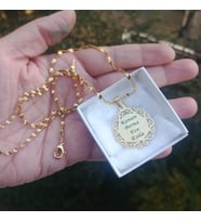 İsimli Tasarım  Kolye (Gold)