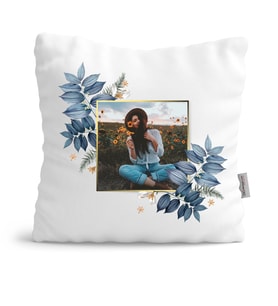 BK Gift Kişiye Özel Fotoğraflı Beyaz Yastık-1
