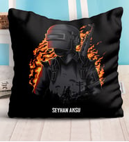 BK Gift Kişiye Özel PUBG Yastık - 5 (Beyaz)