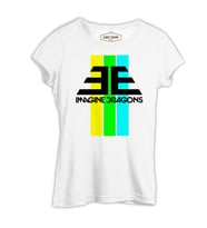 Imagine Dragons - EE Beyaz Kadın Tshirt