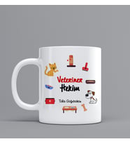 Veteriner Hekim Hediye Kupa Bardak Kişiye Özel Hediye Z36