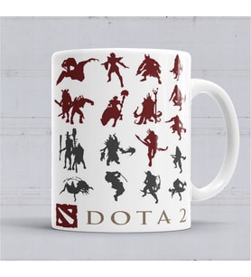 Dota 2 Kupa Bardak Porselen
