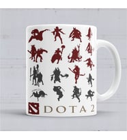 Dota 2 Kupa Bardak Porselen