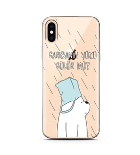 Iphone Xs Max Garibanın Yüzü Gülürmü Tasarımlı Telefon Kılıfı