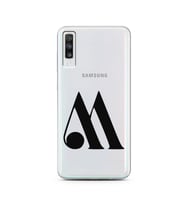 Samsung A70 Harf Tasarımlı Telefon Kılıfı M-Harfi 