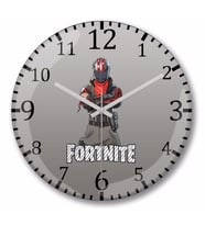 Fortnite Skin Burnout Duvar Saati Bombeli Gercek Cam