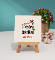 En Karizma Anestezi Teknikeri Hediye Dekoratif Taş Baskı