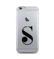 Iphone 6 Harf Tasarımlı Telefon Kılıfı S-Harfi 