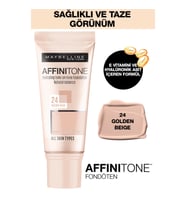 Maybelline New York Affinitone  Fondöten - 24 Golden Beige