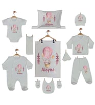Pia Baby GL 2012 11 Parça İsme Özel Balonlu Hastane Çıkışı