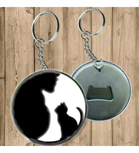 Kedi Model Anahtarlık - Açacaklı Anahtarlık