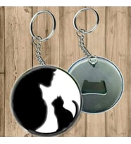 Kedi Model Anahtarlık - Açacaklı Anahtarlık